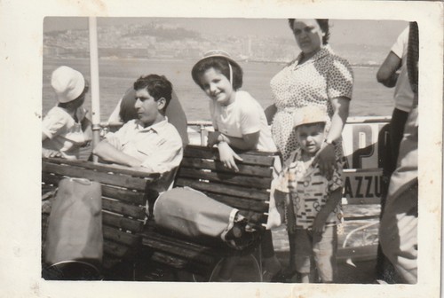Foto epoca famiglia gita - -,