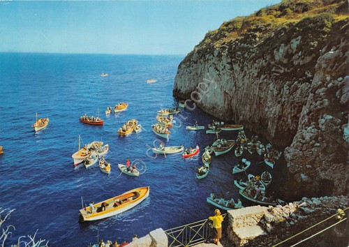 Cartolina capri ingresso - capri,