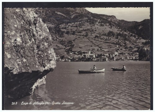 Cartolina lago alleghe - lago,