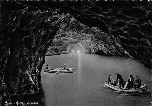Cartolina capri grotta azzurra - cartolina,
